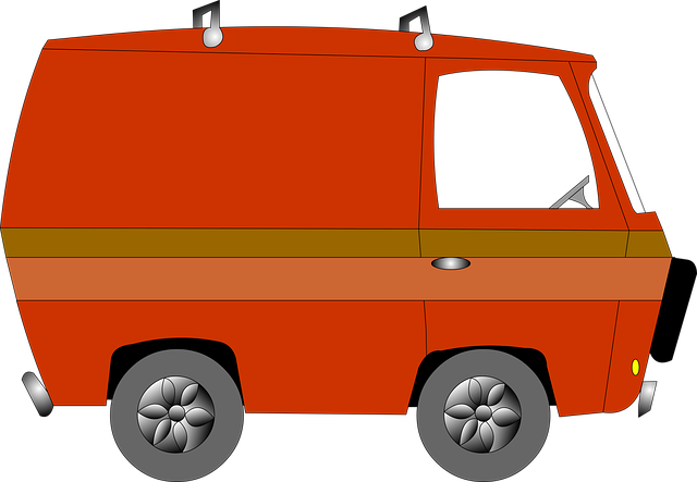 kreslená dodávka