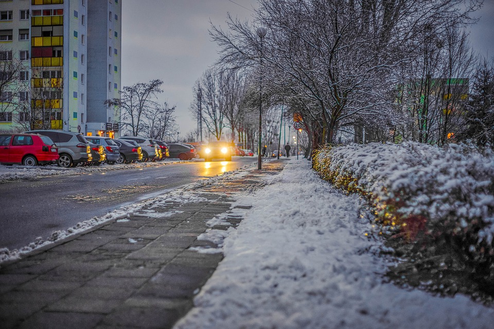 večerní jízda